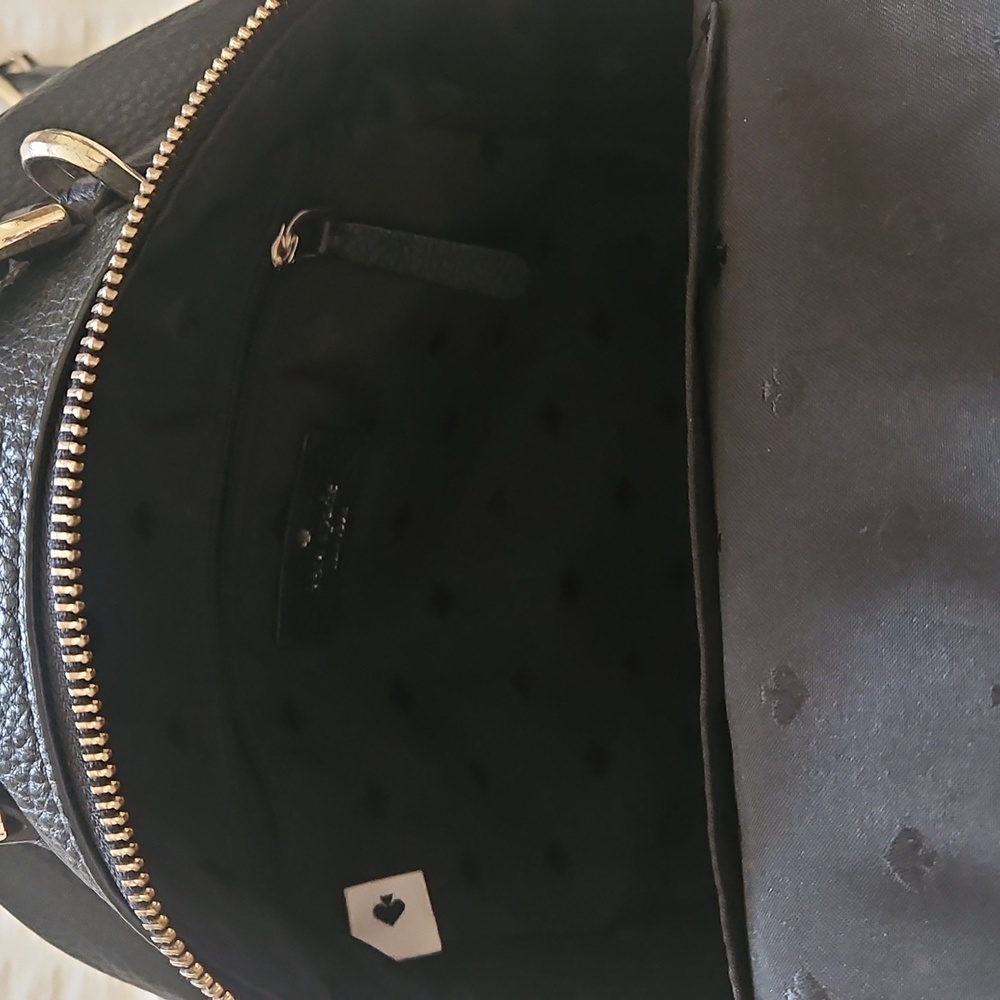 Kate Spade Small Black Backpack with Matching Wallet - Picture 5 of 6